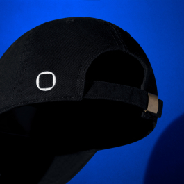 It’s for us - Dad Hat Cap, white logo on black IT’S FOR US Studio